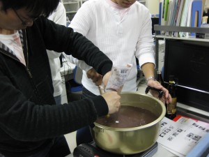 最後のあんこ追加